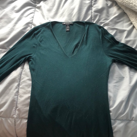Long sleeve green sweater/shirt size large - Picture 1 of 2
